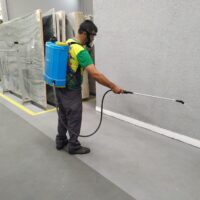Desinsetização contra insetos rasteiros